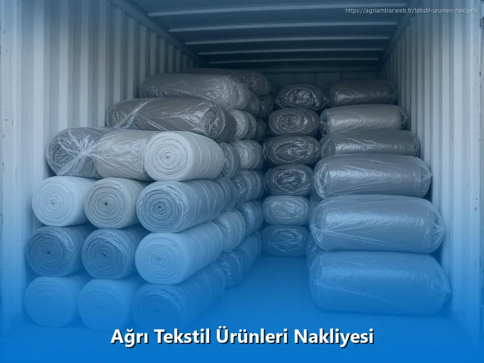 Ağrı Tekstil Ürünleri Nakliyesi
